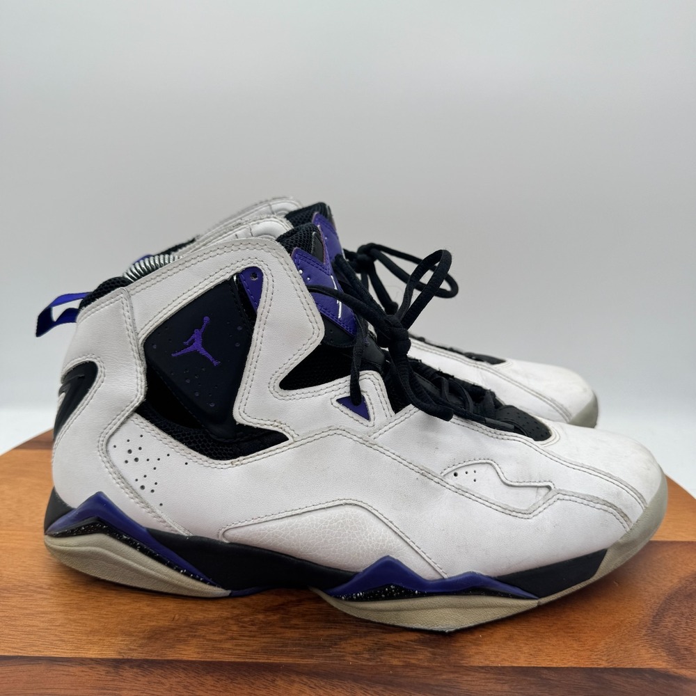 Nike Air Jordan True Flight Shoes Mens 11.5 White Black‎ Basketball Sneakers